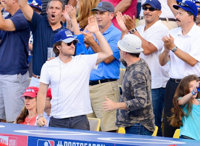 Celebs at MLB Playoff Games - Sports Illustrated