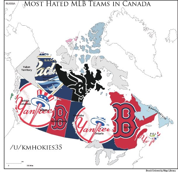 Map shows each state's most hated MLB team Sports Illustrated
