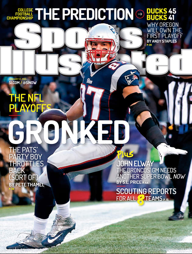 SI cover: The Patriots' not-so-secret weapon, Rob Gronkowski - Sports ...