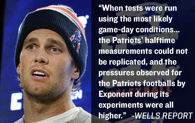 Deflategate: What Tom Brady Said Vs. What Ted Wells Report Said ...