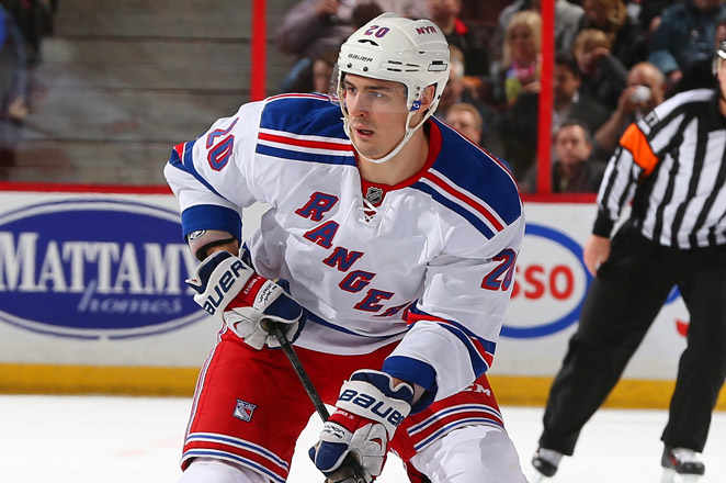 Rangers' Chris Kreider To Miss At Least Five Games With Hand Injury ...