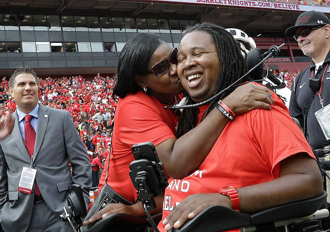 Rutgers Retires Eric Legrand S Jersey Sports Illustrated