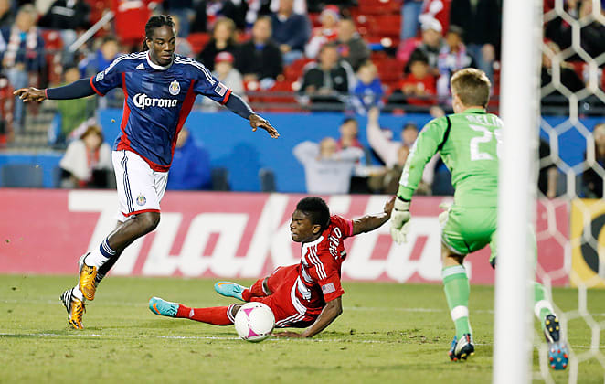 The Sounders acquired seven-time MLS All-Star Shirley Joseph (left) in a trade with Chivas USA.