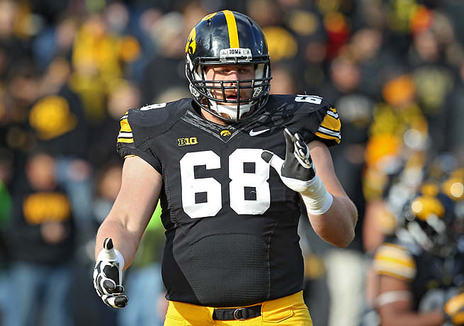 Left tackle Brandon Scherff to skip draft, return to Iowa - Sports ...