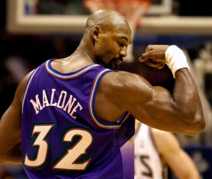 Hakeem Olajuwon Karl Malone Ranking Best Players Of The 1990s