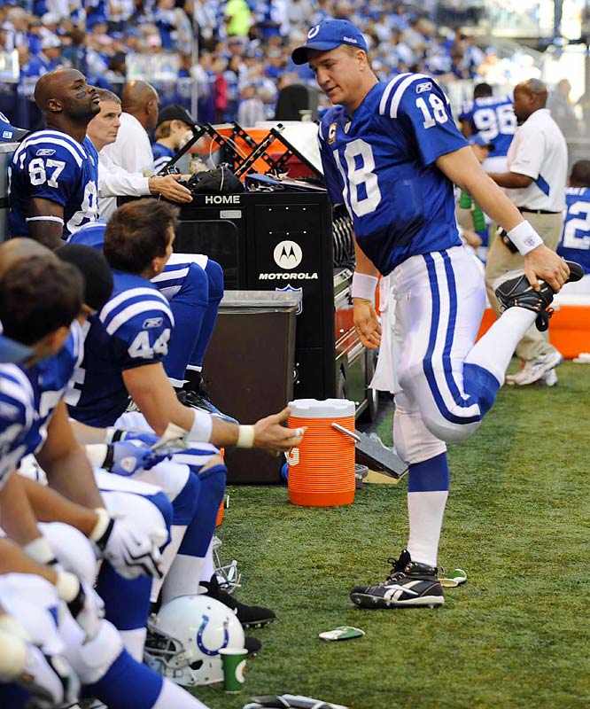 Peyton Manning Outside the Huddle - Sports Illustrated