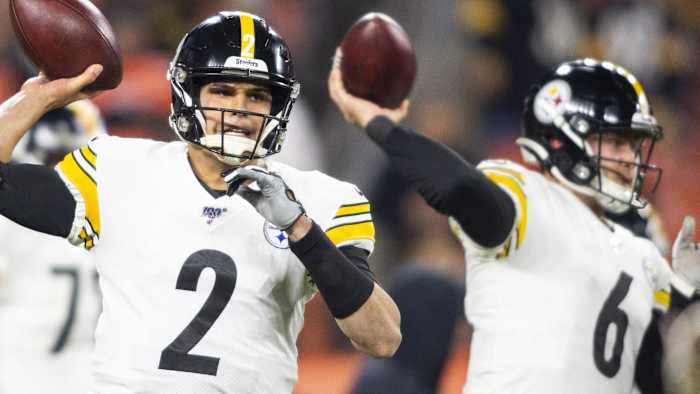 Mason Rudolph benched, Devlin Hodges to start in Steelers 