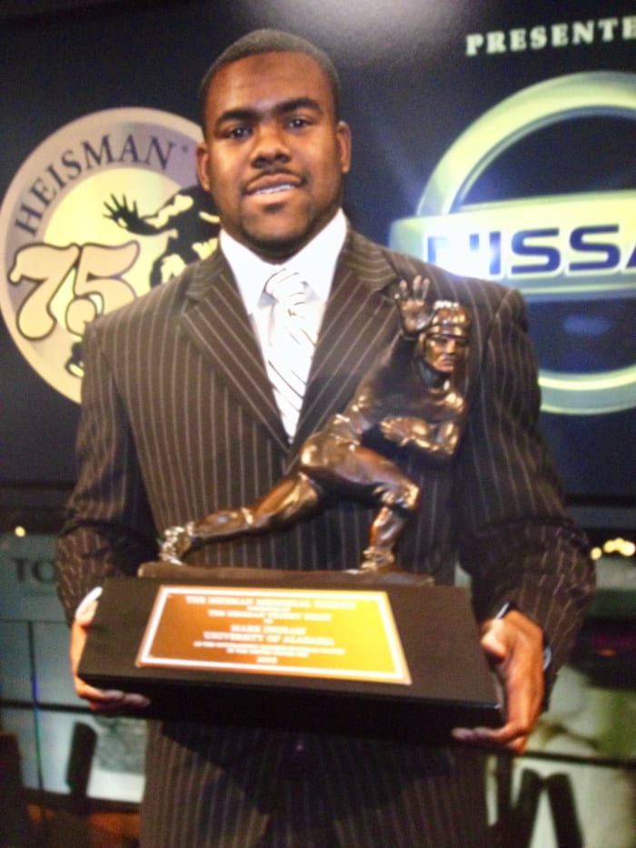 Throwback Thursday: Mark Ingram Jr. Wins Alabama's First Heisman Trophy ...