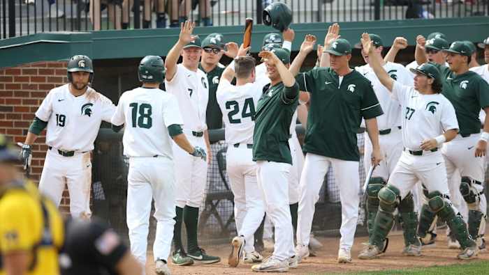 Seniors Spark 8-3 Victory For MSU Clinching Spot In B1G Tournament ...