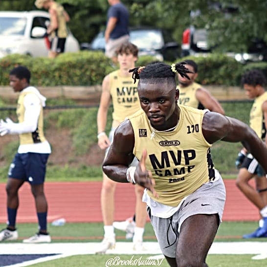 2022 WR, Sam Mbake Discusses Offer From Dream School Georgia - Sports ...