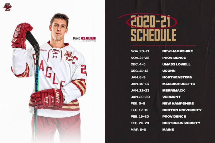 Boston College Men's Hockey Schedule Released - Sports Illustrated Boston College Eagles News