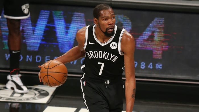 Kevin Durant of the Brooklyn Nets