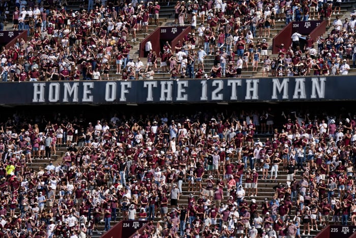 A&M's take on social distancing—24,000 fans, many with little separation—left Mullen envious.