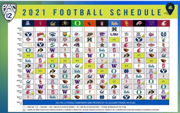 Cal Football: Bears to Open 2021 Pac-12 Schedule at Washington on Sept