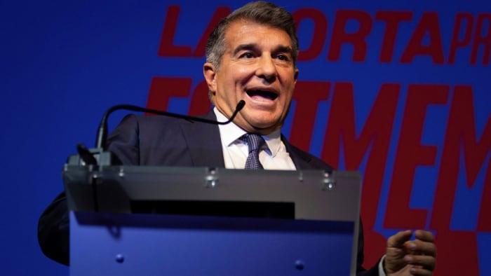 Joan Laporta is the president of Barcelona