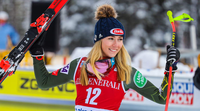 Mikaela Shiffrin workout: Ski racer's training regimen, nutrition ...