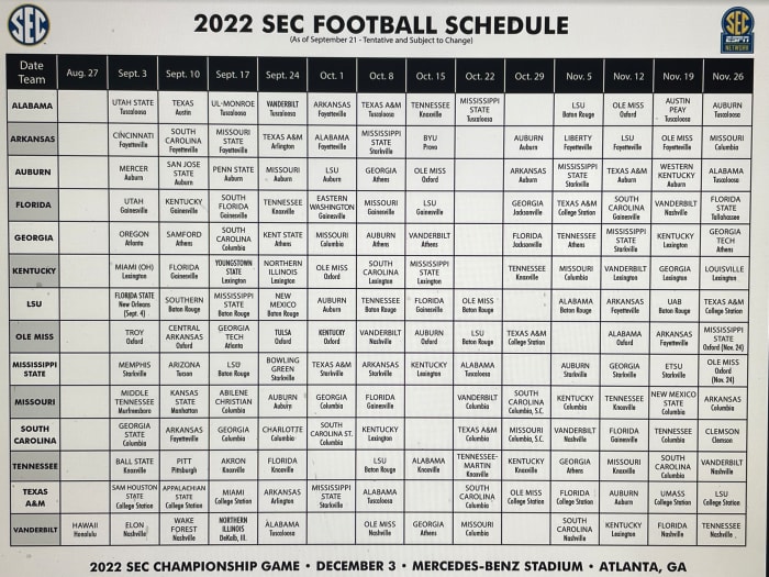 Alabama Crimson Tide Announces 2022 Football Schedule - Sports Illustrated Alabama Crimson Tide