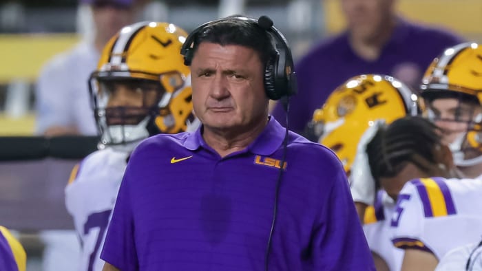 LSU coach Ed Orgeron