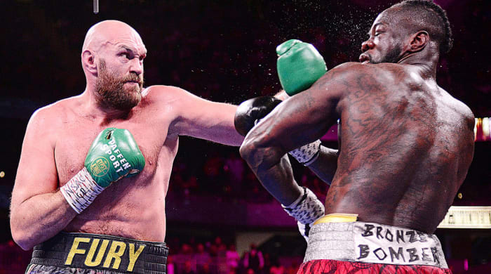 fury wilder  tyson fury proves hes     world sports