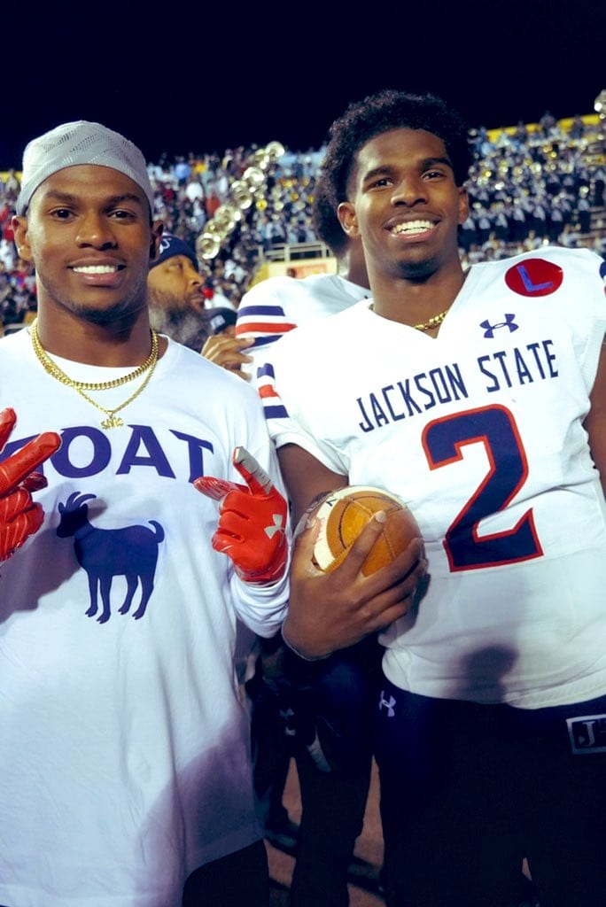 Jackson State S Hc Deion Sanders Sons Shedeur And Shilo Big Plays