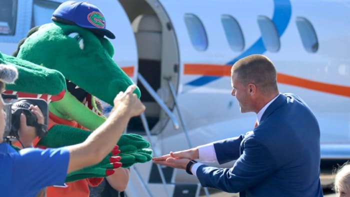 Billy Napier's first slut to head the Gators. Photo: Billy Napier; Photo credit: Zach Goodall