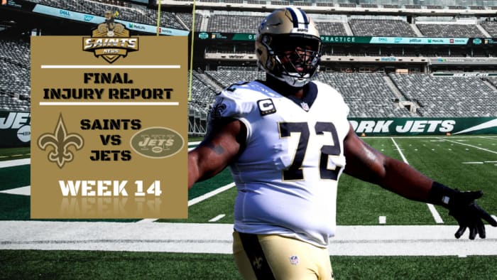 Saints Injury Report, Dec. 10 | Week 14 - Sports Illustrated New ...