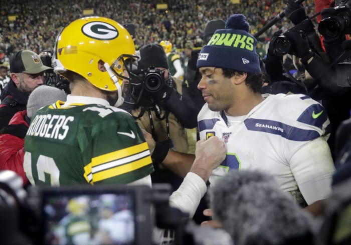 What Russell Wilson trade, Aaron Rodgers contract say