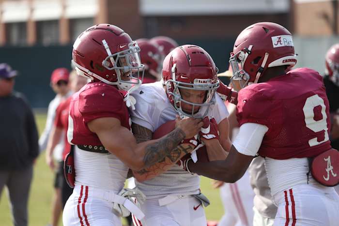 Scenes From Alabama Football Spring Practice No. 6 - Sports Illustrated ...