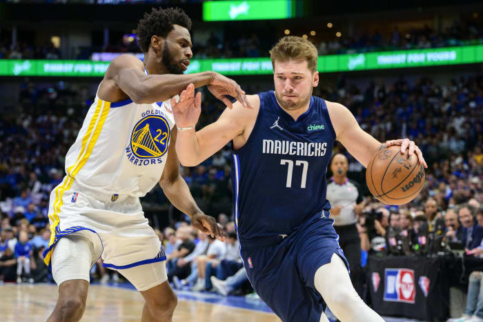 Watch: Andrew Wiggins Posterizes Luka Doncic - Inside the Warriors