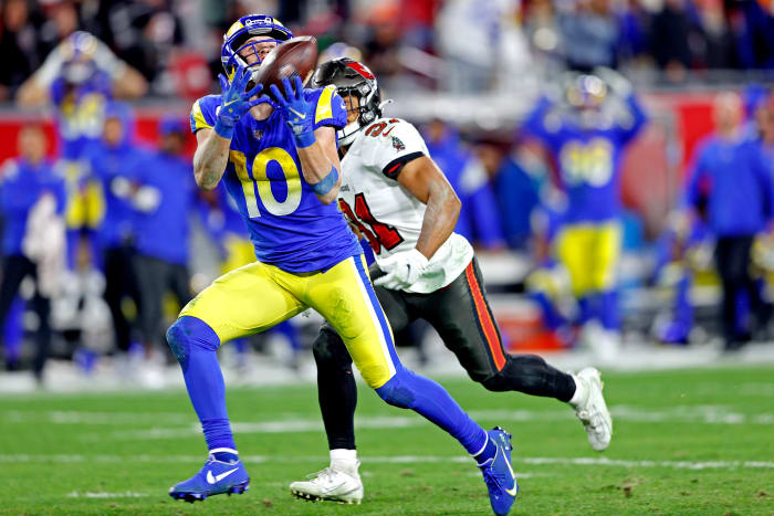 Los Angeles Rams Receiver Cooper Kupp Divisional Deciding Catch In Playoffs Vs Tampa Bay 