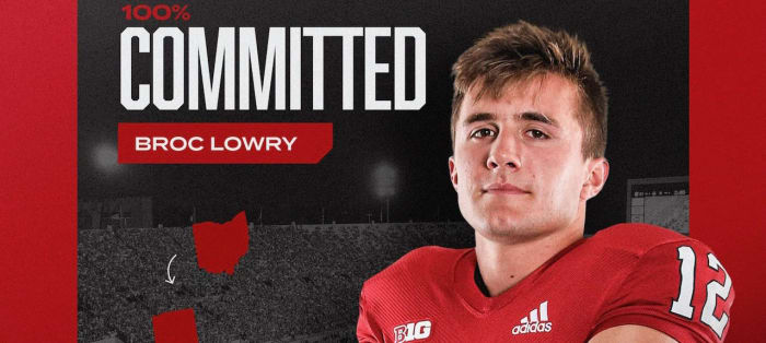 2023 Three-Star Quarterback Broc Lowry Commits to Indiana - Sports ...