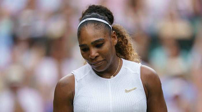 Serena Williams ankle injury leads to Wimbledon exit in first round ...