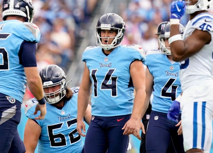Tennessee Titans Friday Injury Report A Question at Kicker Again