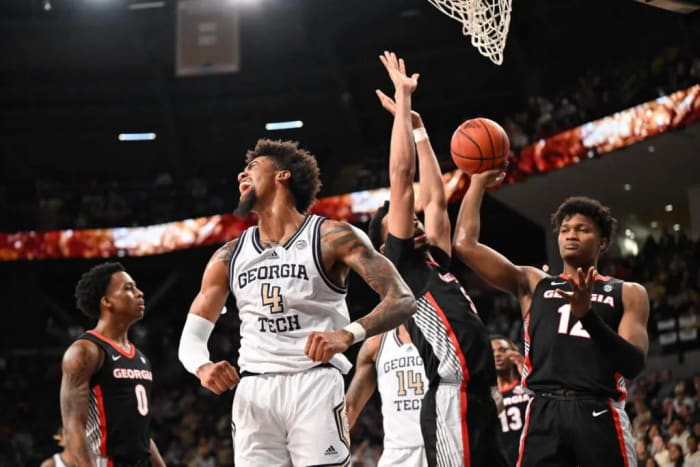 Georgia Tech forward Ja'von Franklin