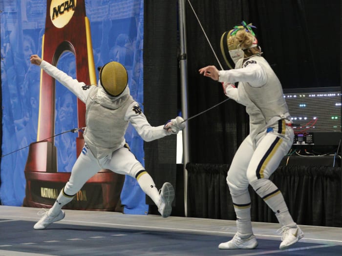 Notre Dame fencing is after a third straight NCAA title in 2023