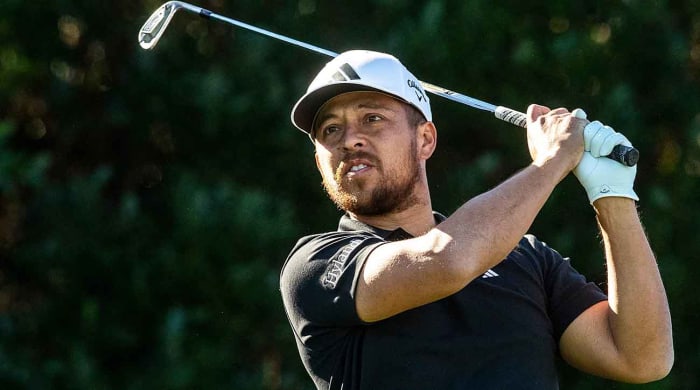 Xander Schauffele is pictured at the American Express 2023.