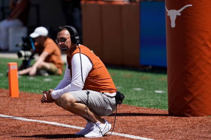 CFB Analyst Places Texas Longhorns Coach Steve Sarkisian On Hot Seat ...