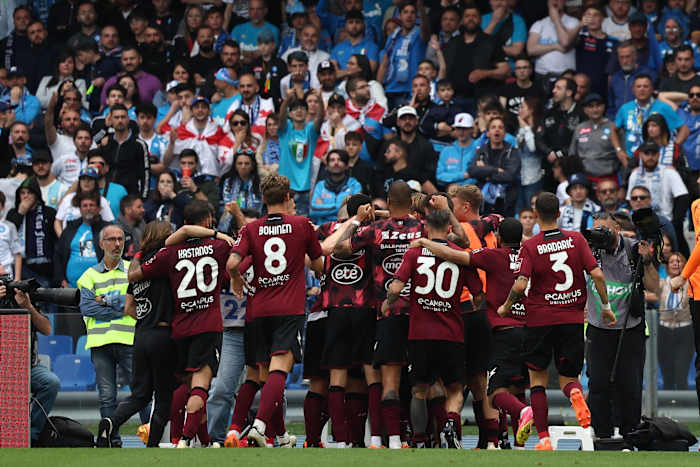 Salernitana delay Napoli's coronation on dramatic day in Serie A ...