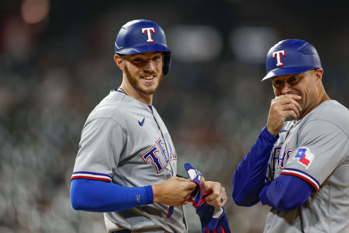 Watch Texas Rangers Jonah Heim Troll MLB Replay Office During Home Run ...