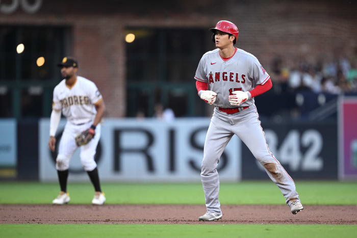 Los Angeles Angels Star Shohei Ohtani Sits Alongside San Francisco ...