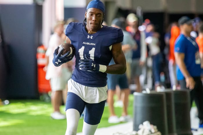 Shane Hooks at Auburn football practice - Eric Starling/Auburn Daily