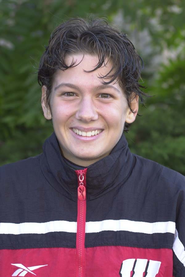 A headshot of Wisconsin track athlete Erica Palmer