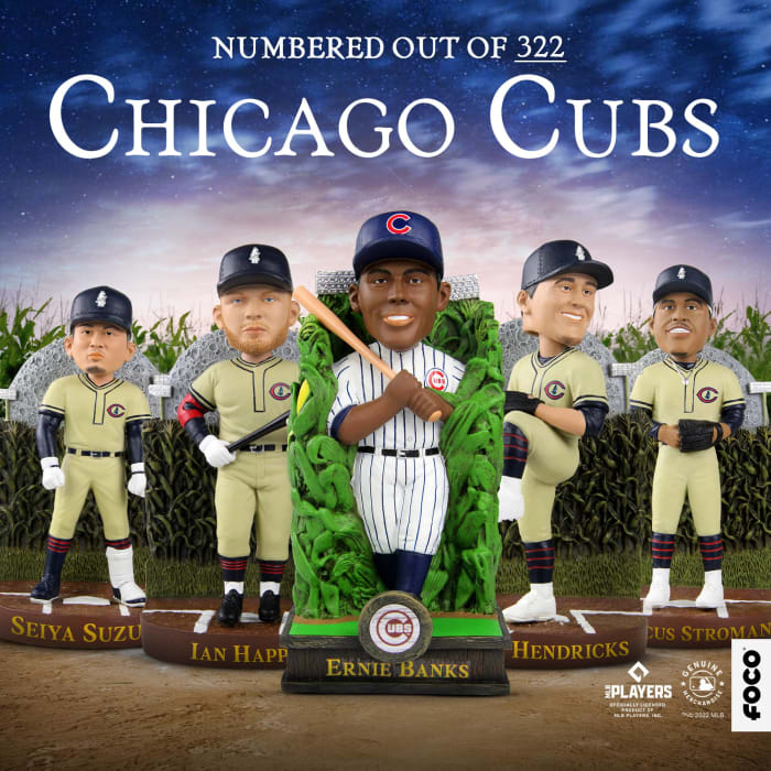 FOCO USA Releases Exclusive Chicago Cubs 'Field of Dreams' Bobbleheads