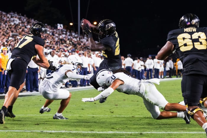 Purdue Rushing Attack Making Strides In Red Zone As Offense Continues ...