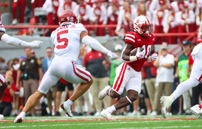 Anthony Grant run 2022 Nebraska vs. Oklahoma football USATSI_19062399