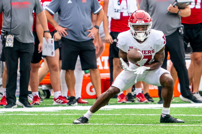 Marvin Mims 2022 Nebraska vs Oklahoma football USATSI_19062659