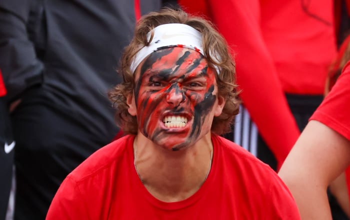 Fan 2022 Nebraska vs Oklahoma football USATSI_19062267