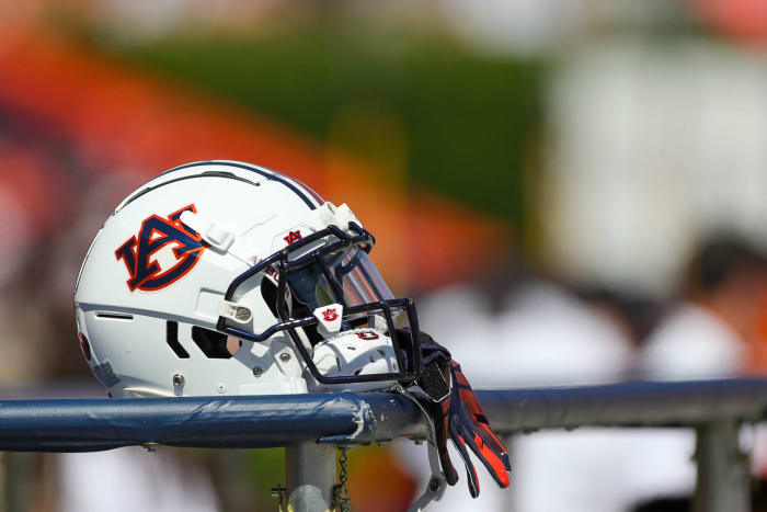 Auburn football helmet. Generic photo.