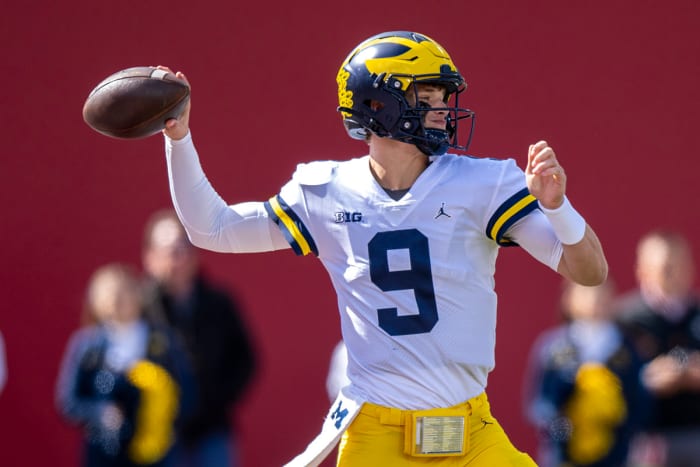 Michigan quarterback JJ McCarthy