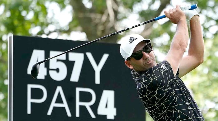 Sergio García fue fotografiado en el LIV Golf Invitational Chicago 2022.